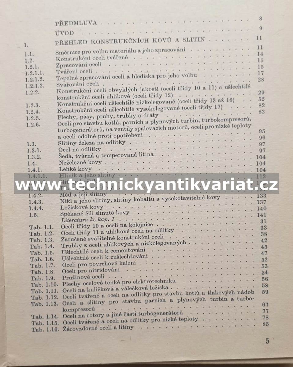 Atlas použití kovů ve strojírenství, elektrotechnice a v chemickém průmyslu (1980)