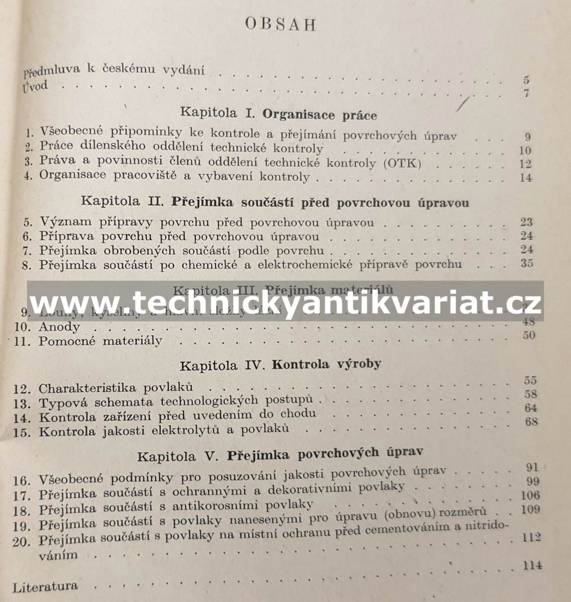 Kontrola jakosti v dílnách pro povrchové úpravy kovů - A.M.Jampolskij (1954)