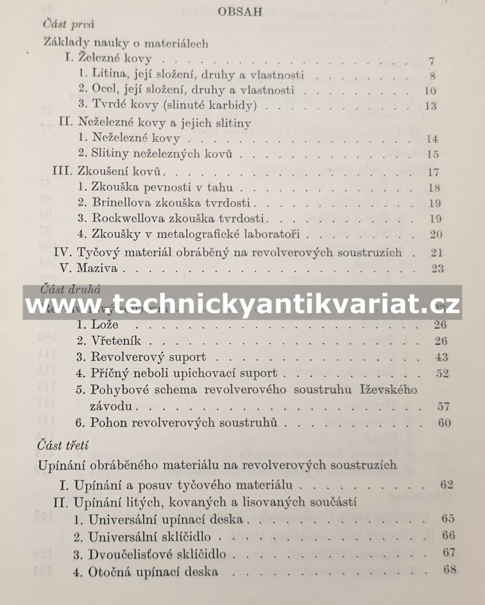 Soustružník Revolverář - E. O. Peškov (1952)