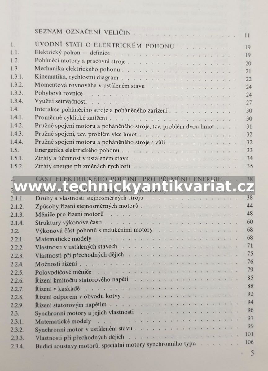Technika elektrických pohonů - L. Kule (1983)