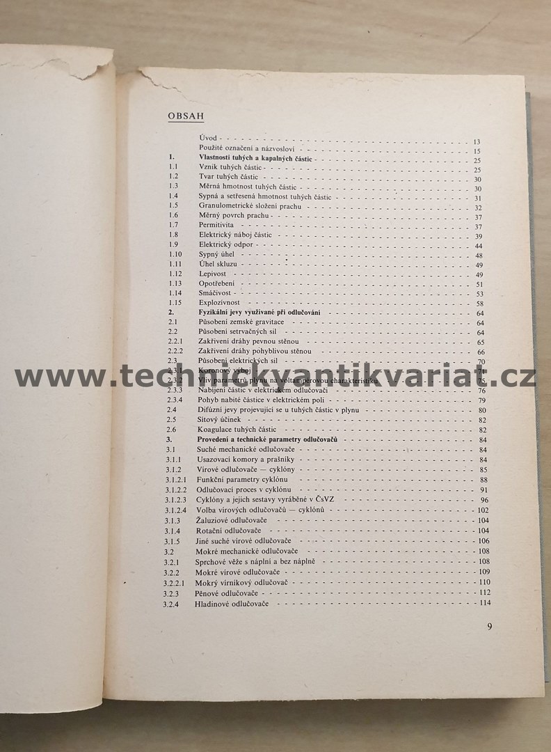Čištění průmyslových plynů a exhalací odlučovači - Otakar Štorch (1974)