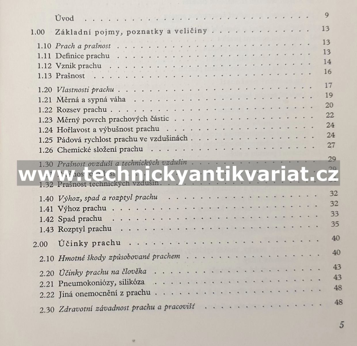 Prašnost v průmyslu - Miloslav Havelka (1960)