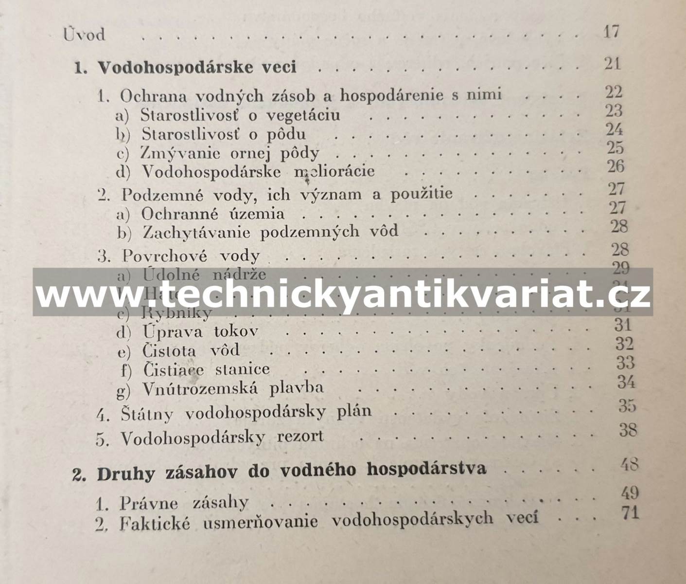 Vodohospodárska priručka - Horenc, Ratica (1962)