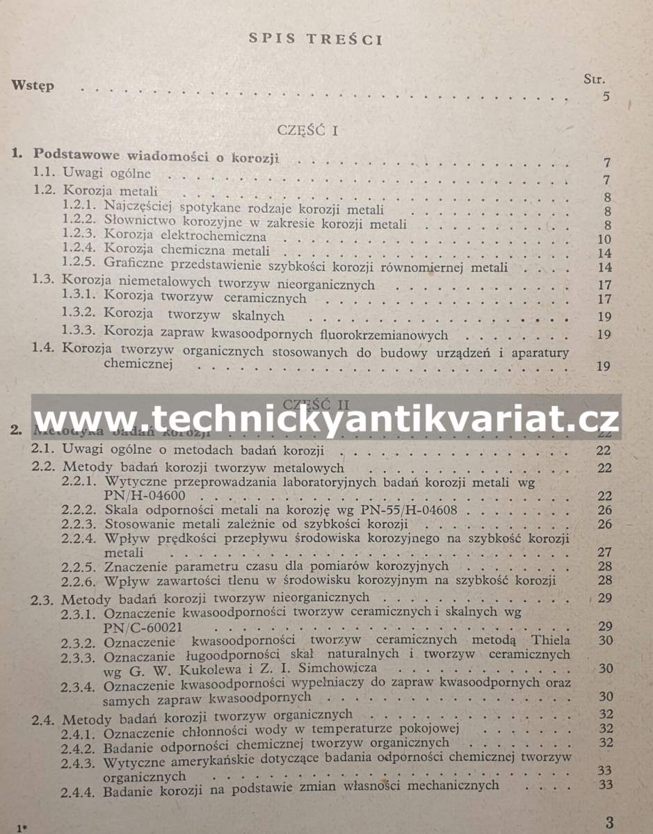 Korozja, poradník - Jodko, Meyer, Orlowski, Czartona (1958)