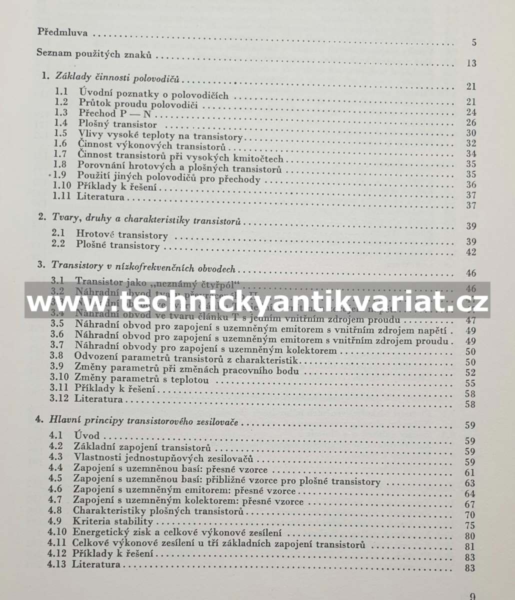 Základy transistorových obvodů - R.F.Shea (1958)