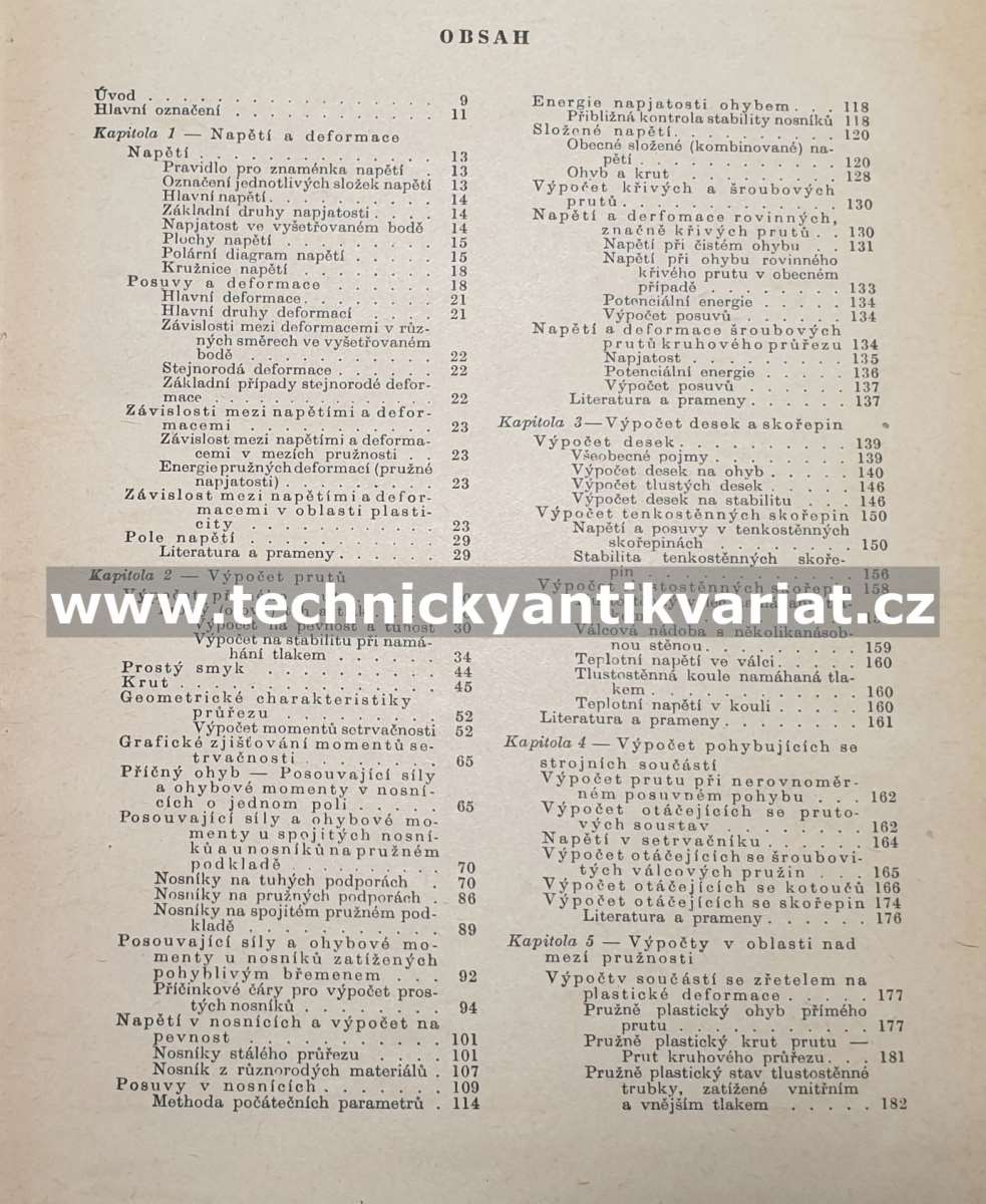 Strojnická příručka 5 I.část - Pružnost a pevnost (1957)