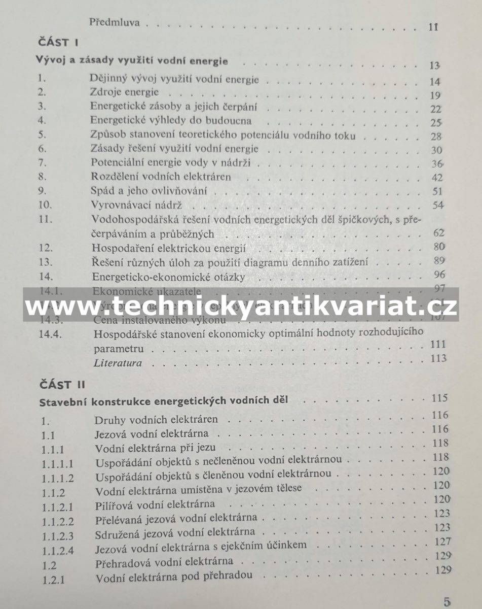 Využití vodní energie - Štoll, Kratochvíl, Holata (1977)