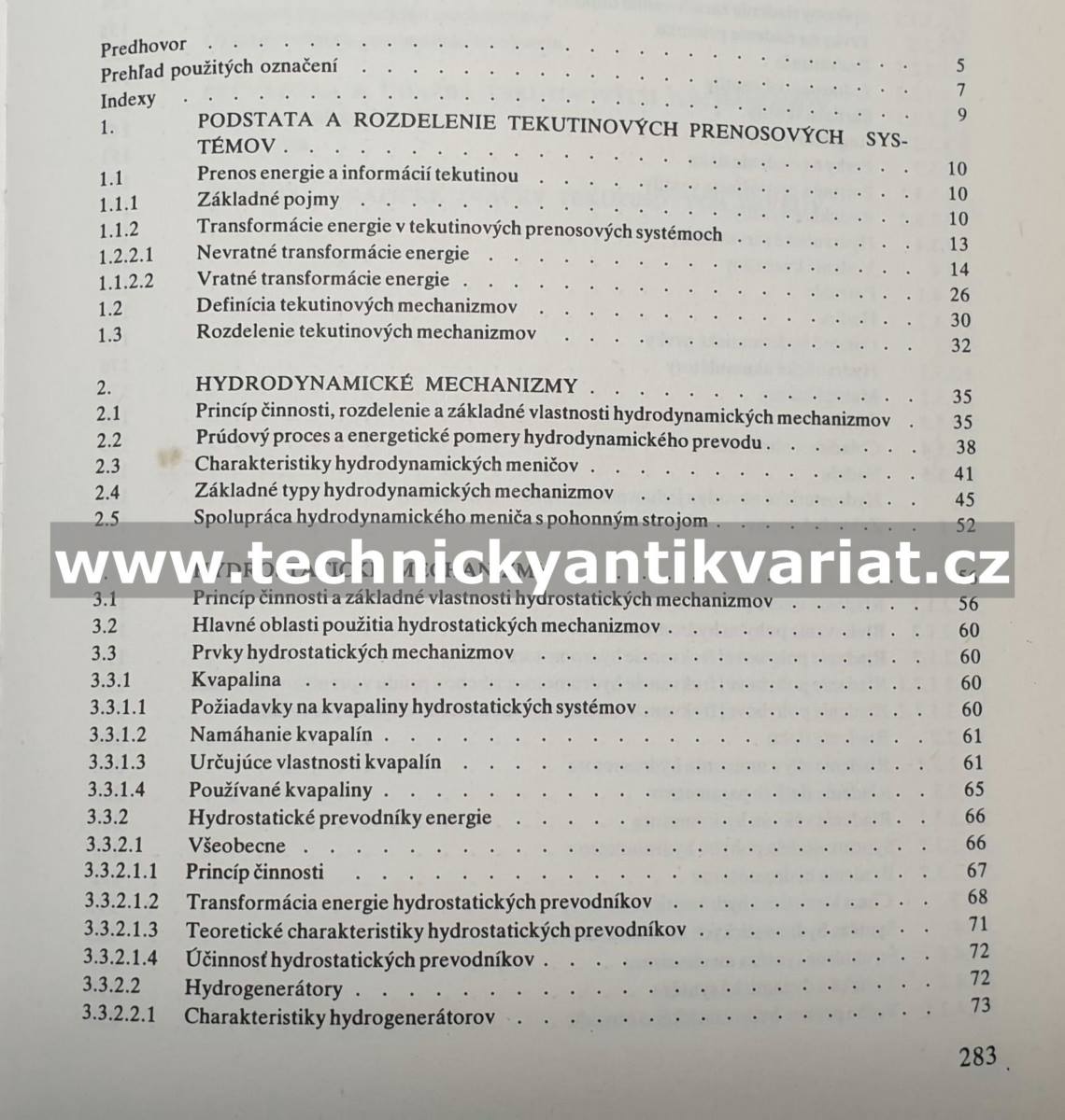 Tekutinové mechanizmy - A.Paciga, J.Ivantyšyn (1985)