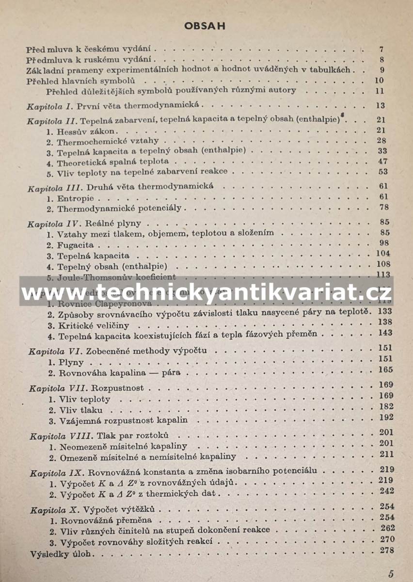 Příklady a úlohy z chemické thermodynamiky - Karapeťjanc (1954)