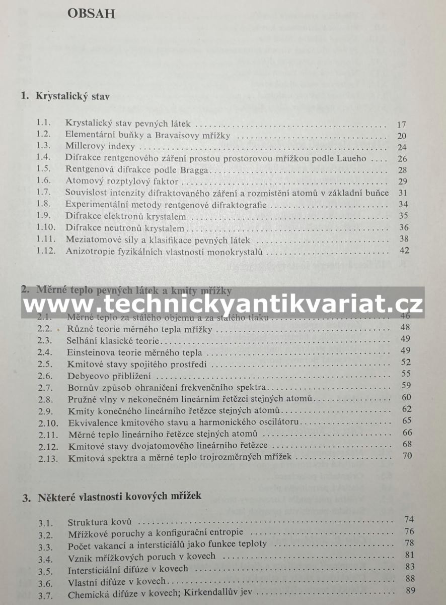 Fyzika pevných látek - A. J. Dekker (1966)