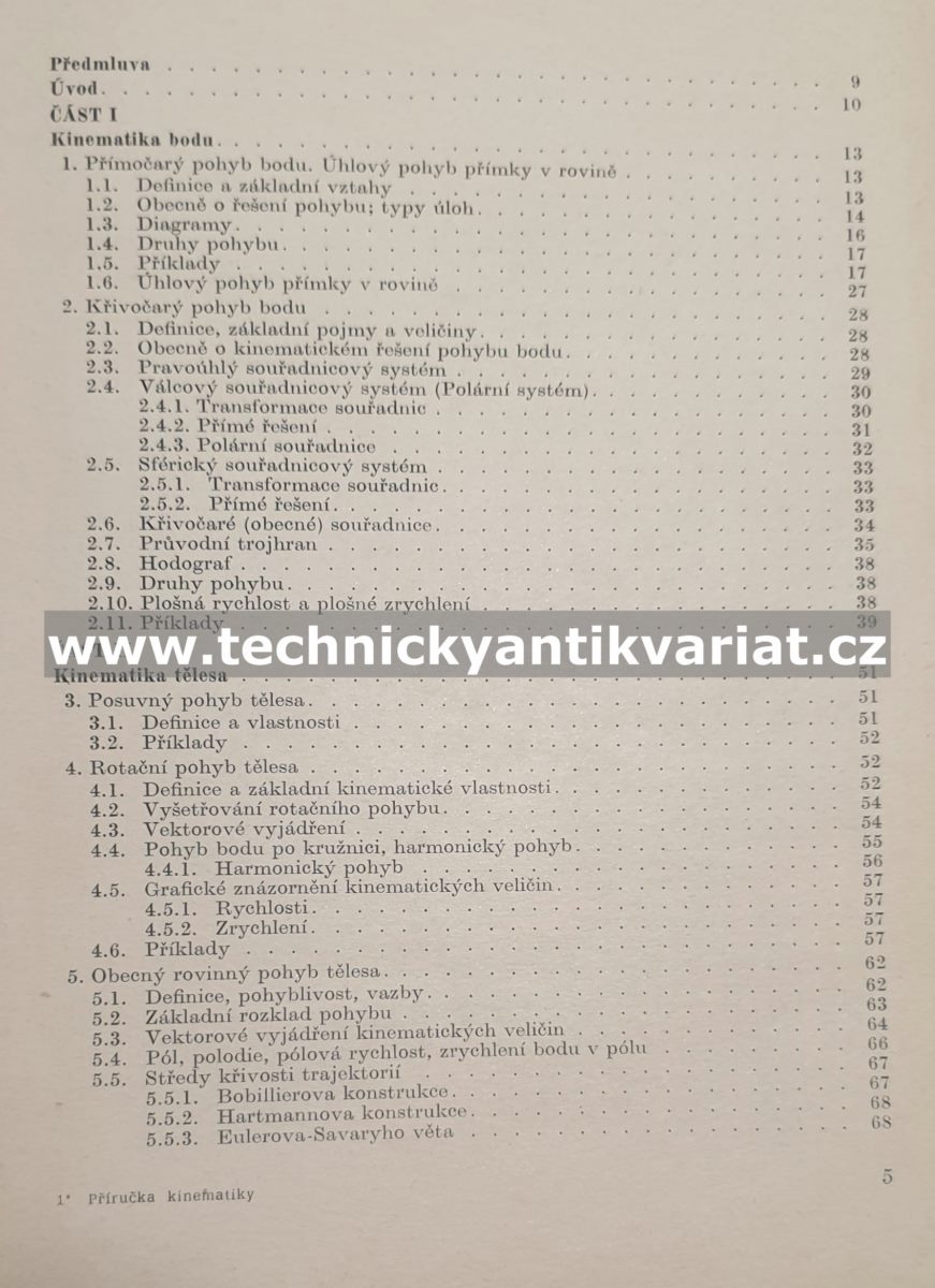 Příručka kinematiky s příklady - Vladimír Brát (1973)