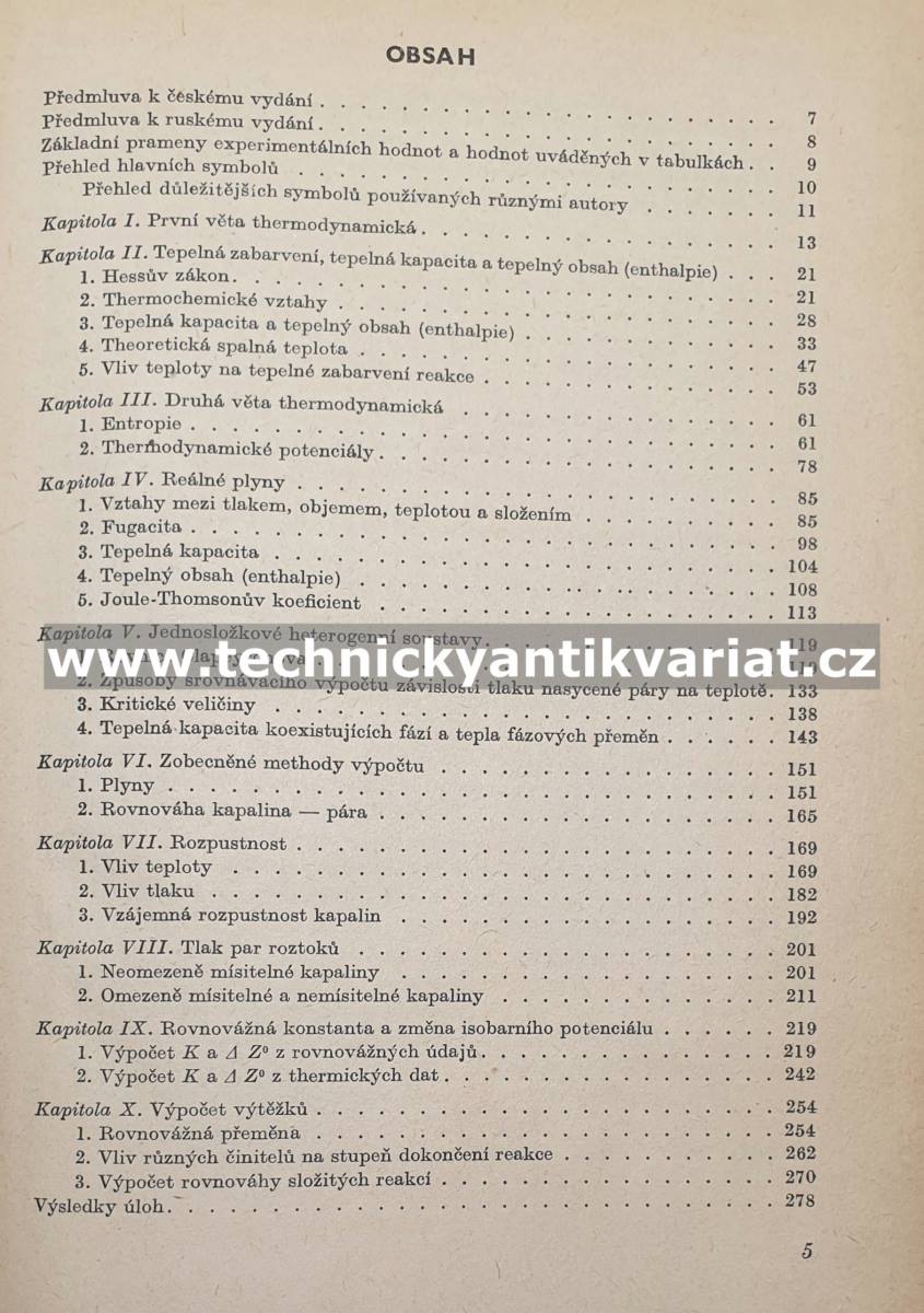 Příklady a úlohy z chemické thermodynamiky - Karapeťjanc (1954)