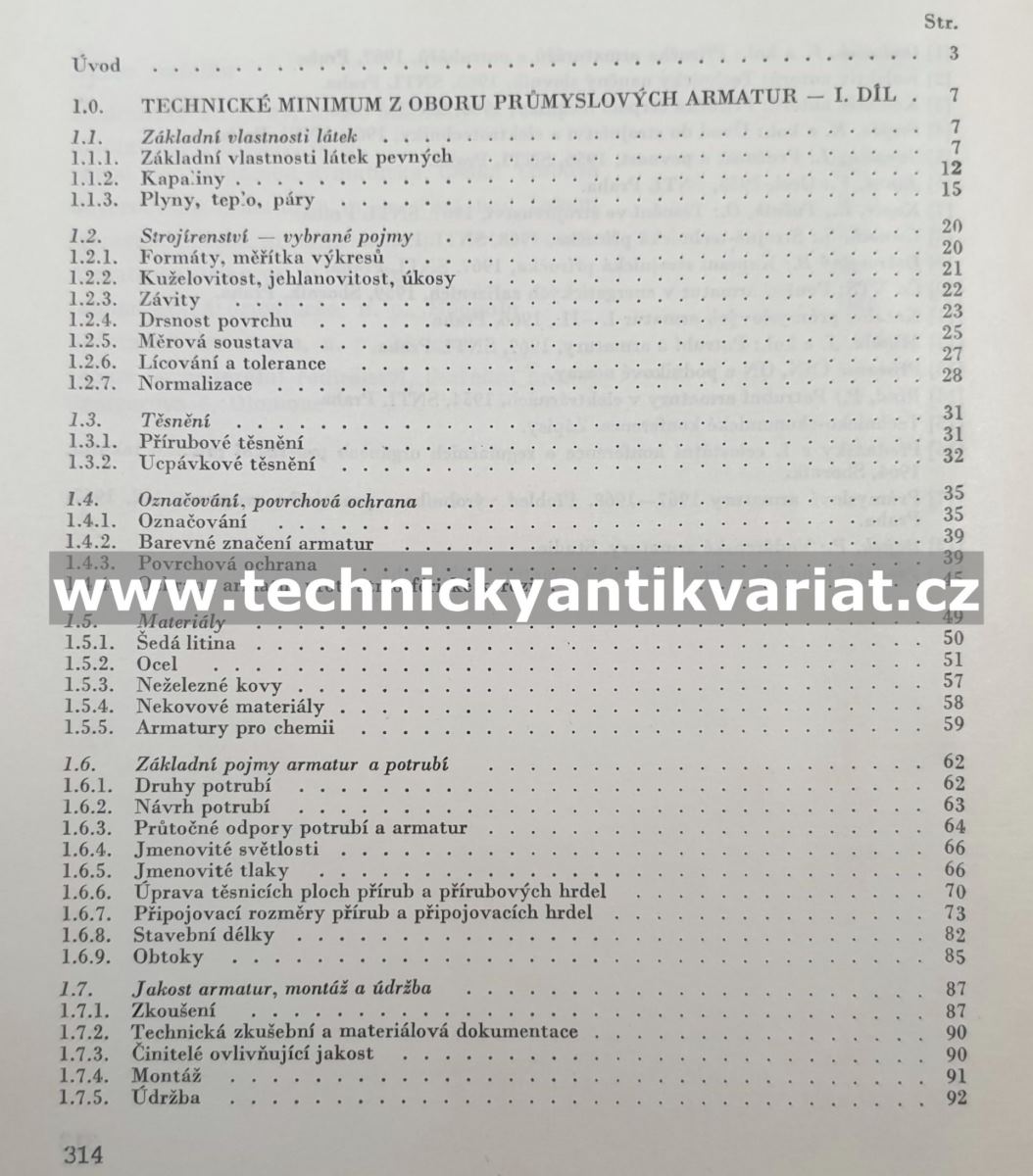 Technické minimum z oboru průmyslových armatur - M. Černý, M. Polák (1971)