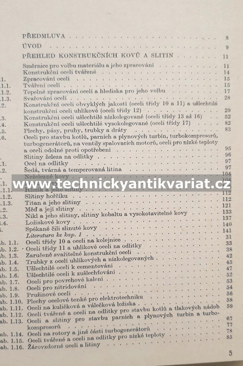 Atlas použití kovů ve strojírenství, elektrotechnice a v chemickém průmyslu (1980)