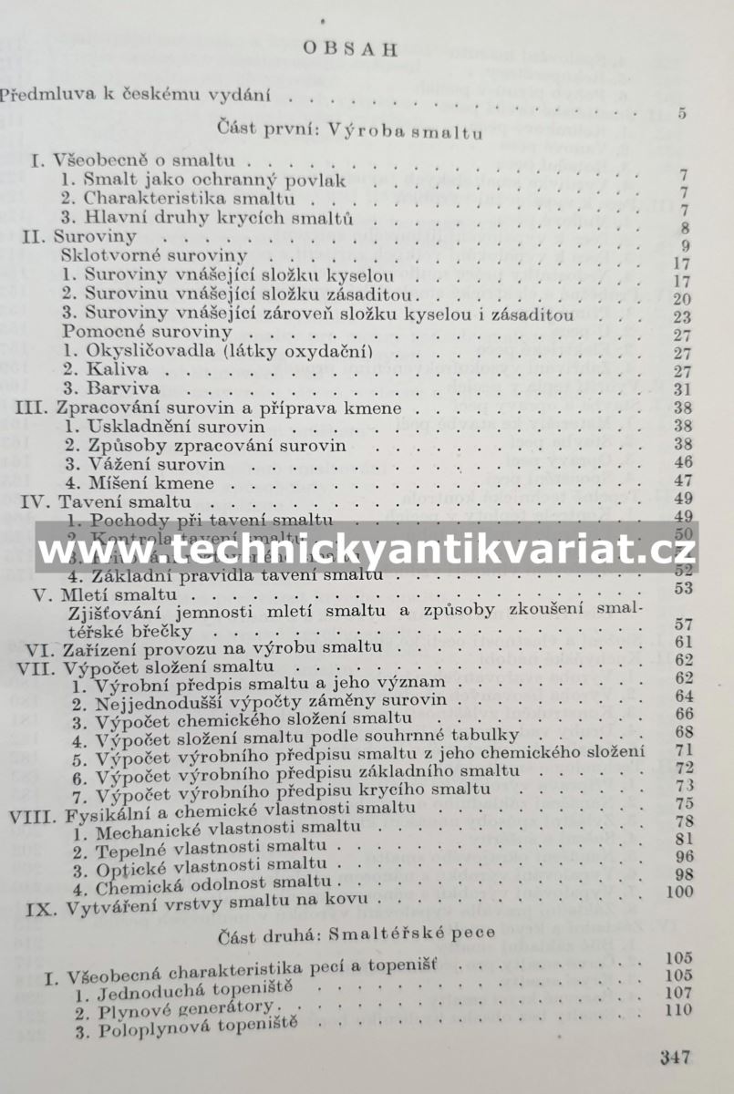 Technologie smaltování kovových výrobků - V. J. Lokšin (1955)