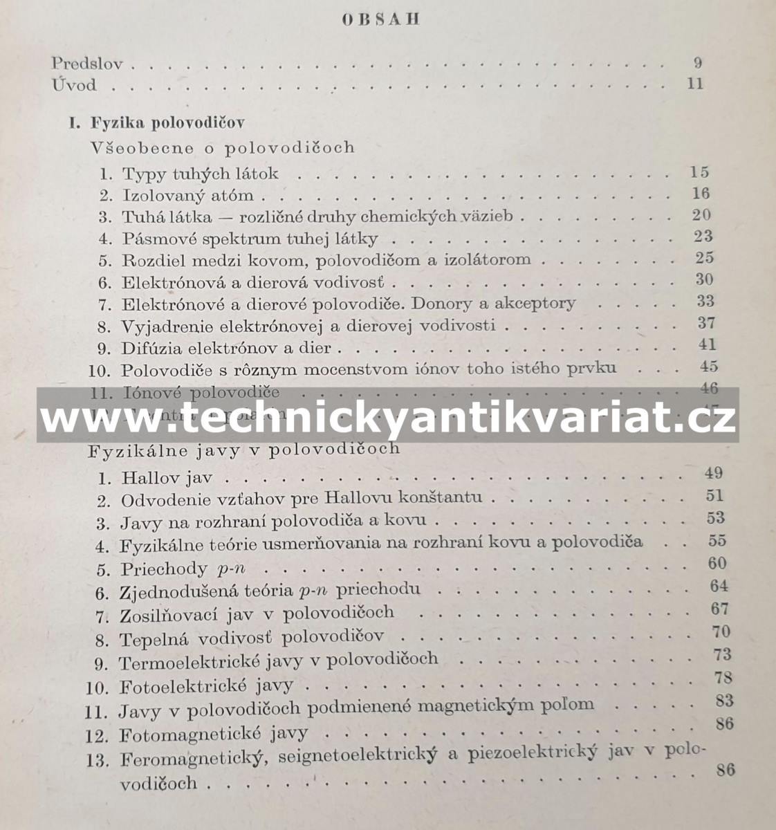 Základy fyziky a techniky polovodičov - Julius Krempaský (1960)