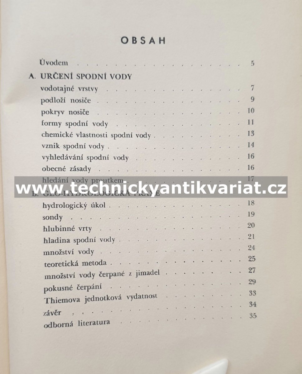 Spodní voda - Antonín Schindler (1940)