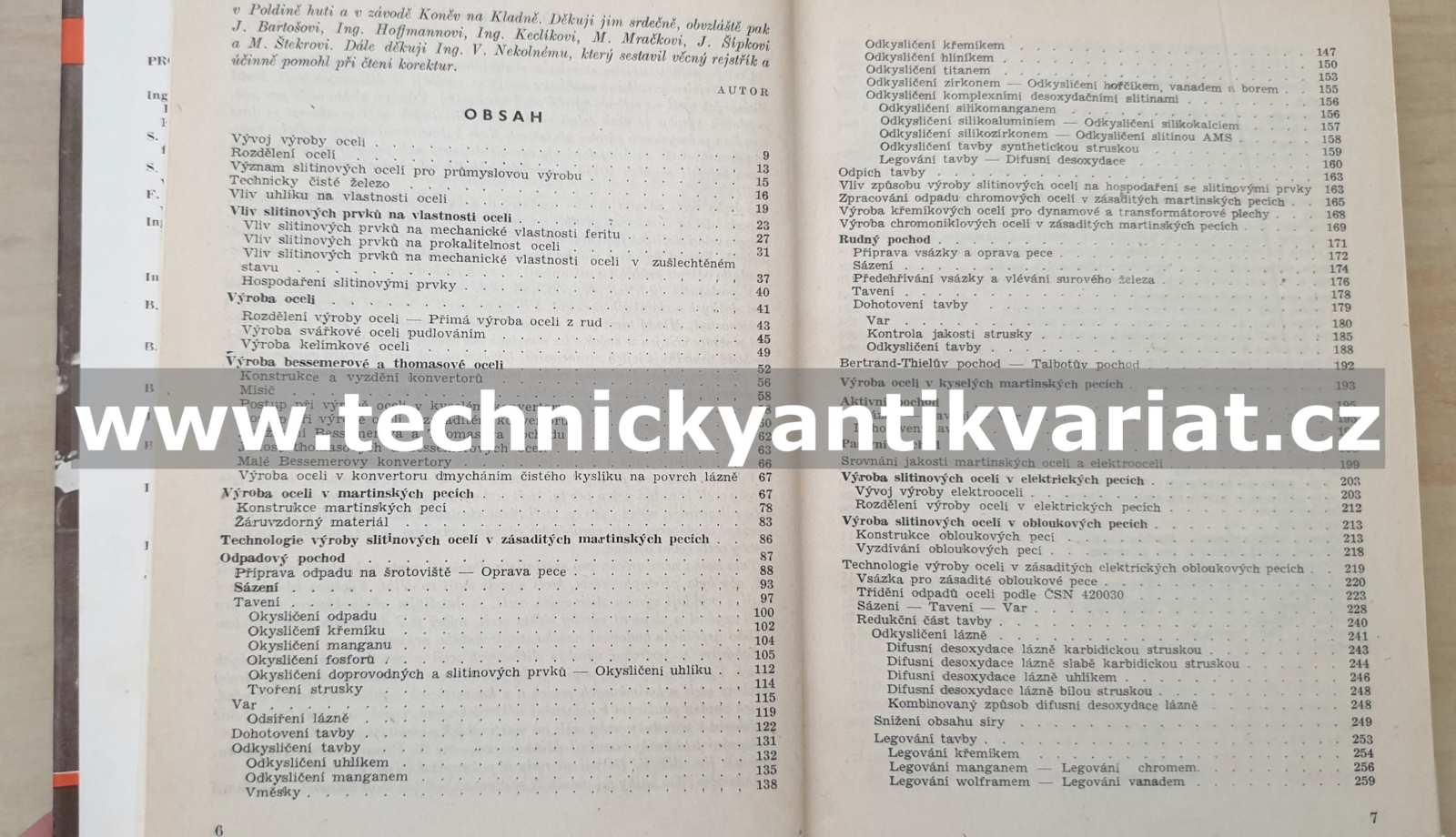 Výroba slitinových ocelí - Viktor Walla (1954)