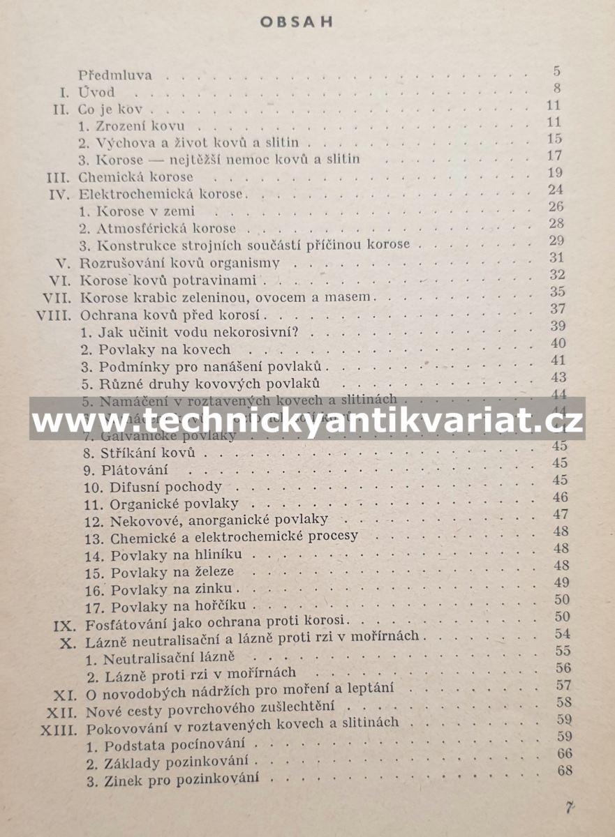 Boj proti rezavění kovů - Josef Teindl (1952)
