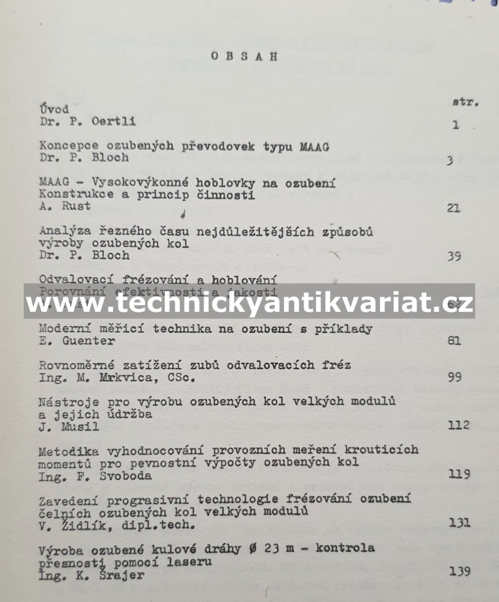 Konstrukce, výroba a kontrola ozubených kol velkých rozměrů (1980)
