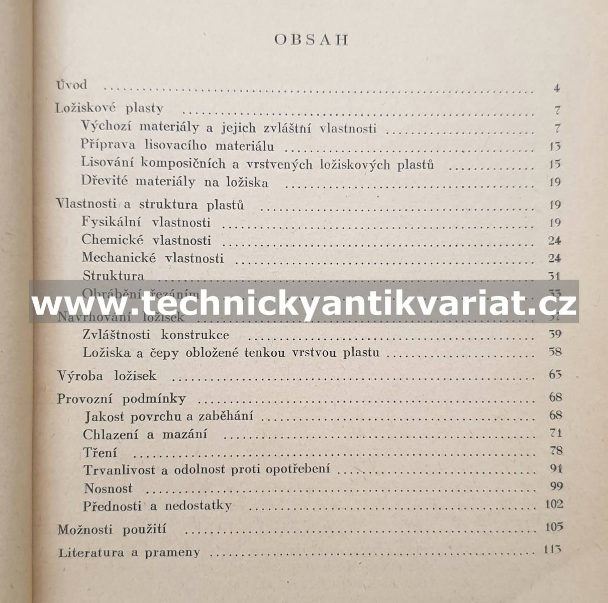 Nekovová kluzná ložiska - D.M. Chajt (1953)