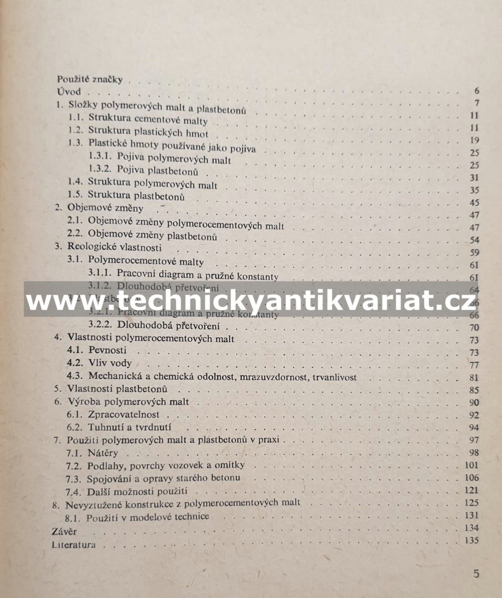 Polymerové malty a plast betony - Lumír Skupín (1964)