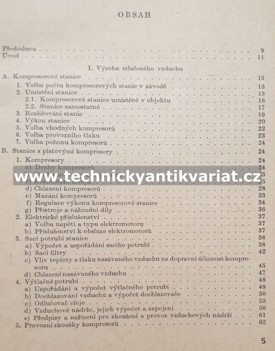 Stlačený vzduch v průmyslu - A. Drozd (1962)