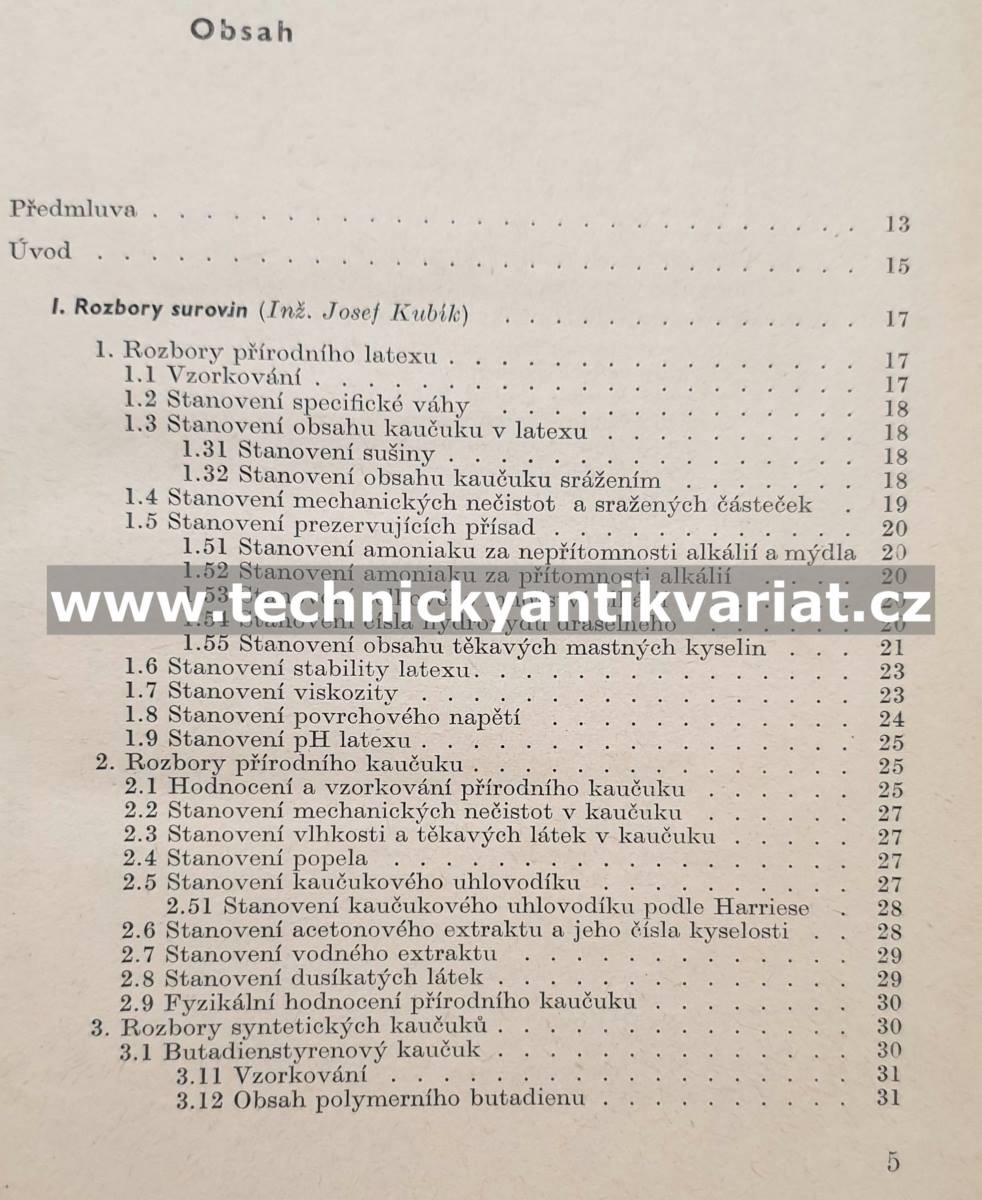 Zkušební metody v gumárenství - J. Kubík, A. Zytka (1962)