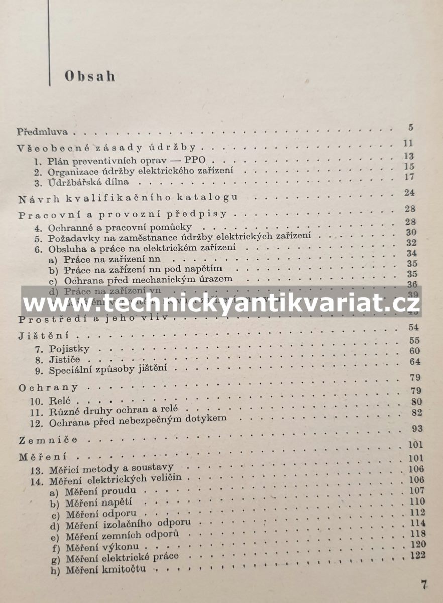 Údržba elektrických zařízení - Soukup, Hrubeš, Zeman, Ručný (1961)