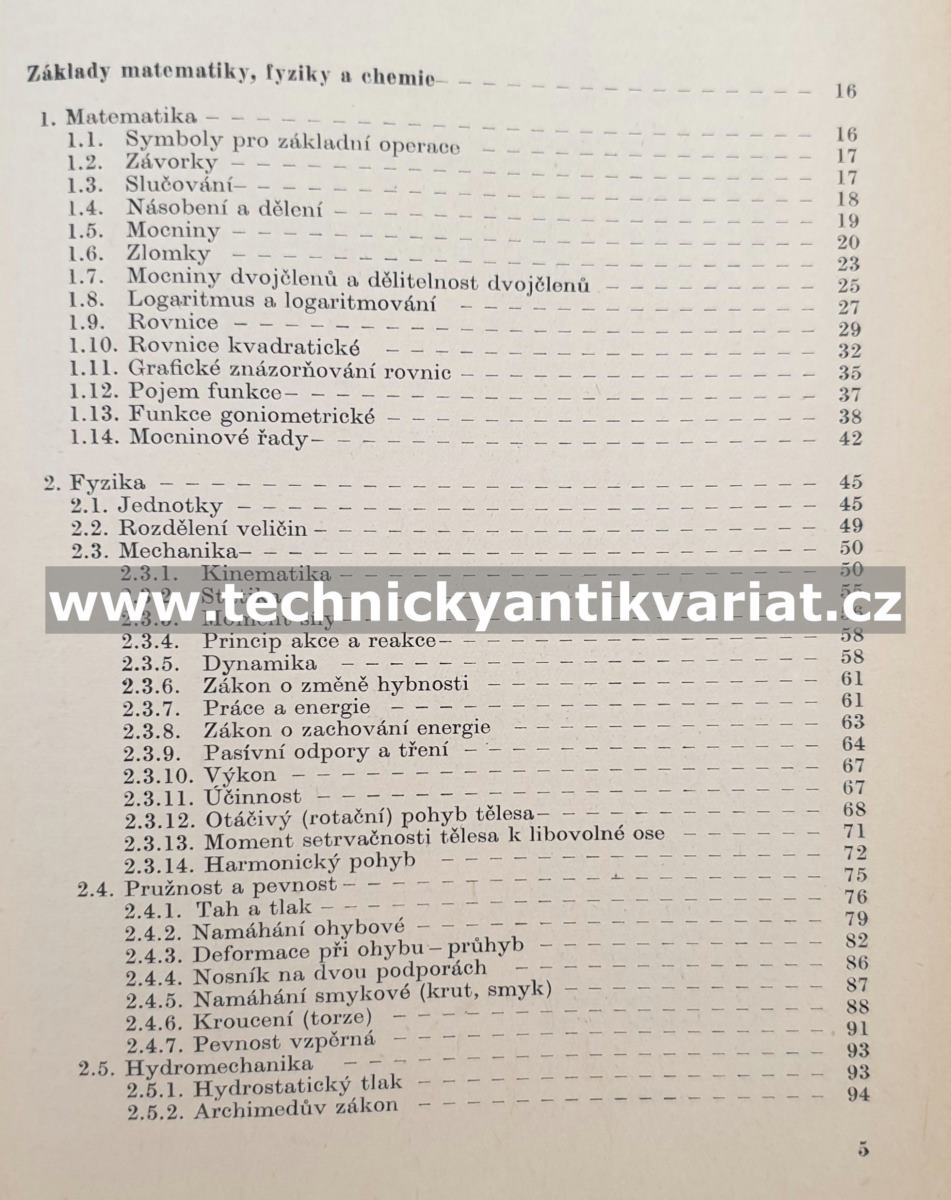 Základní kvalifikační učebnice přesná mechanika a optika - Kamarád, Otáhal, Podzimek, Šulc (1974)