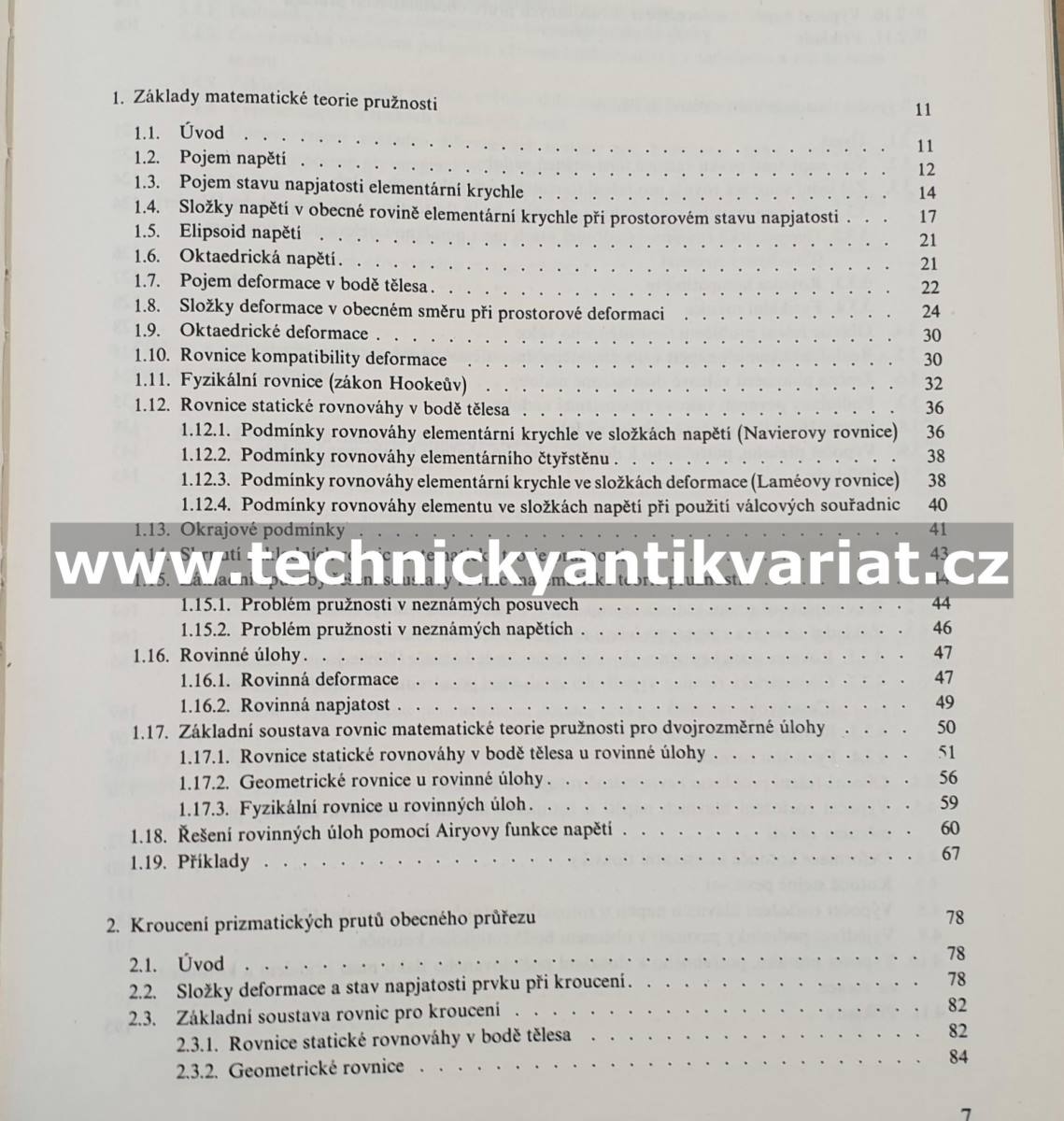 Teorie pružnosti a vybrané aplikace - František Kuba (1977)