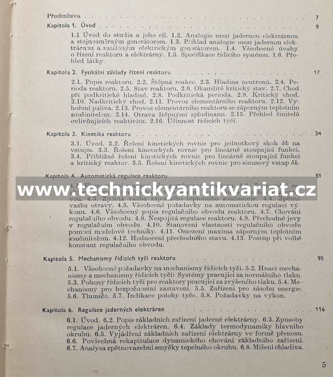 Řízení a kontrola jaderných reaktorů a elektráren - M.A. Schultz (1960)