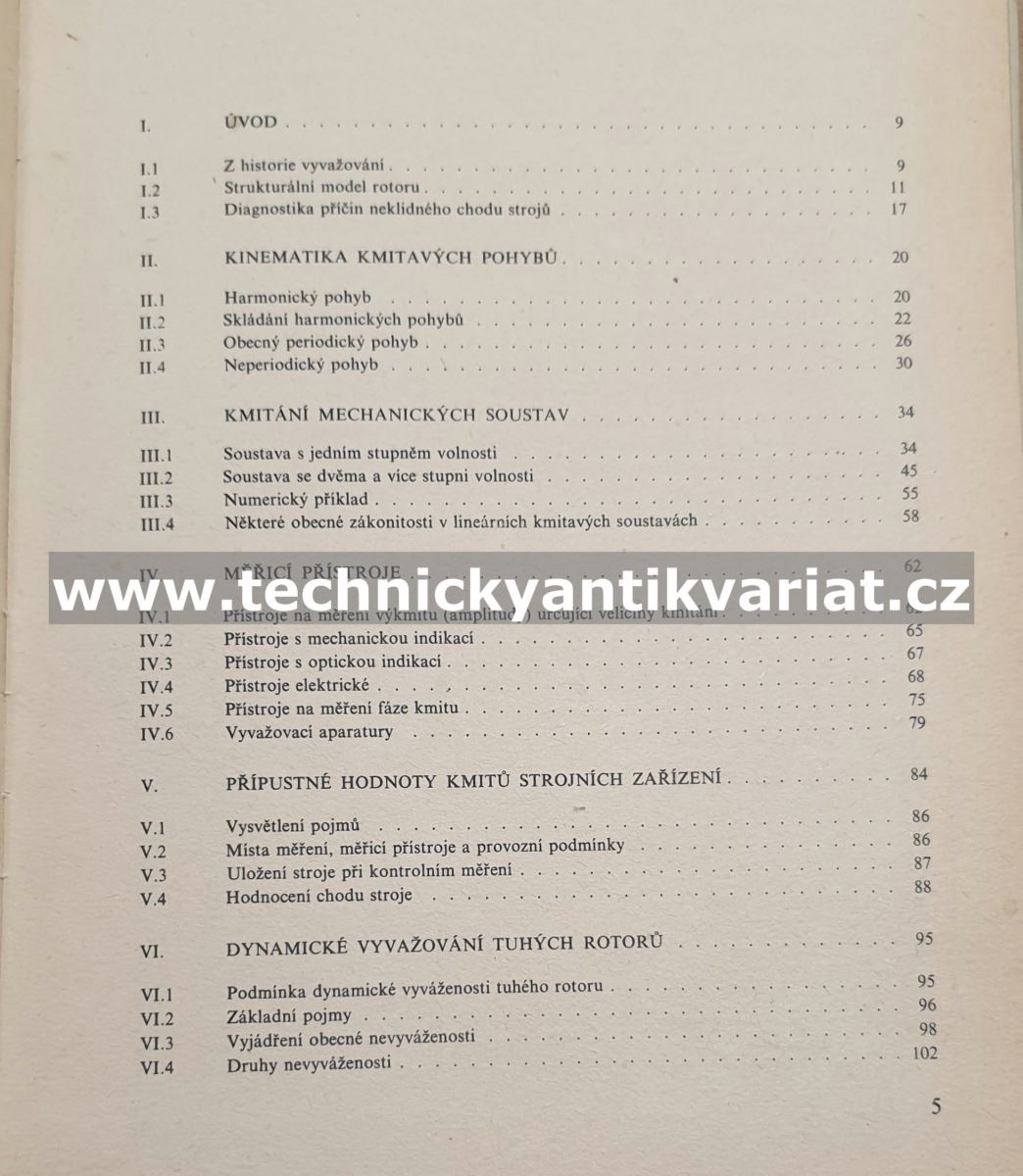 Základy dynamického vyvažování - Juliš, Borůvka, Fryml (1979)