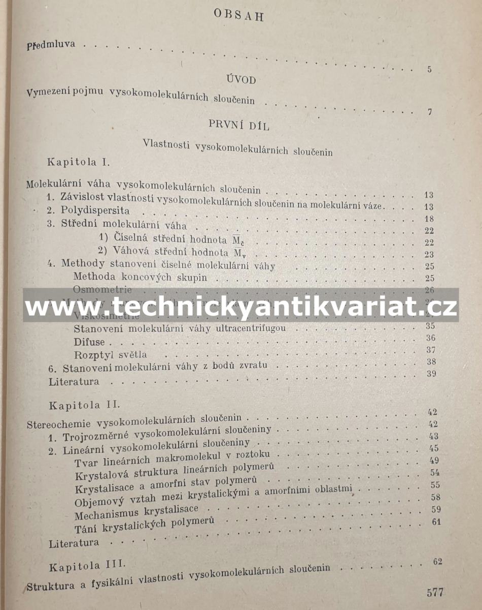 Chemie vysokomolekulárních sloučenin - Koršák (1953)