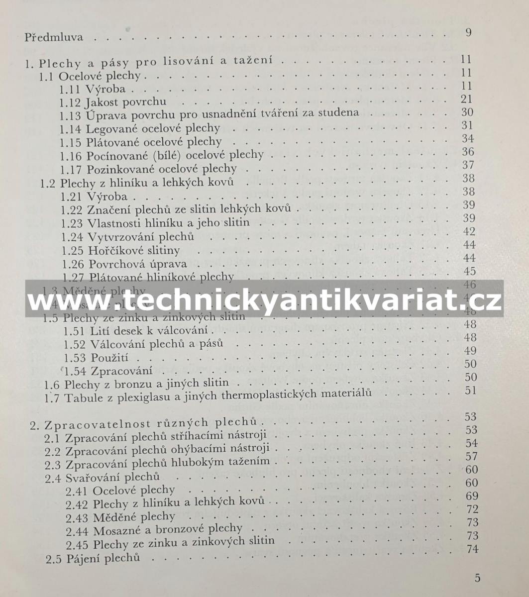 Plechy a jejich zkoušení - Gerhard Oehler (1958)