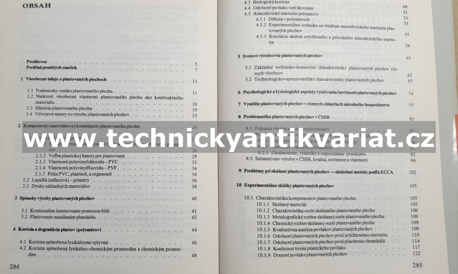 Plastované plechy - F. Blaščík, E. Wessely (1980)