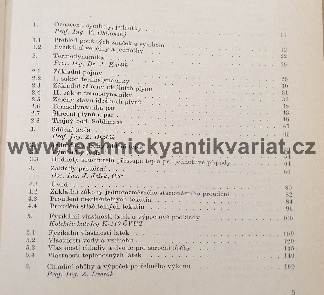 Technika chlazení - Vladimír Chlumský (1971)