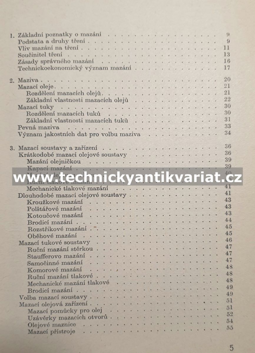 Technika mazání - Emil Šafr (1964)