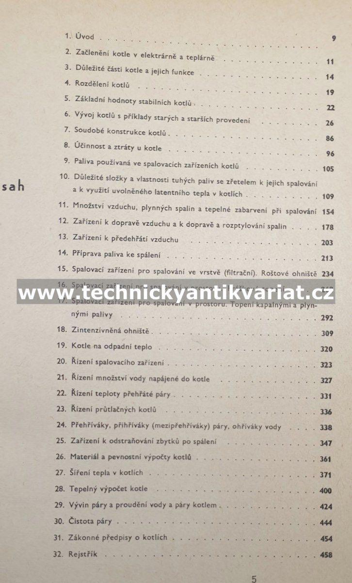Spalovací zařízení a kotle - Josef Čermák (1964)