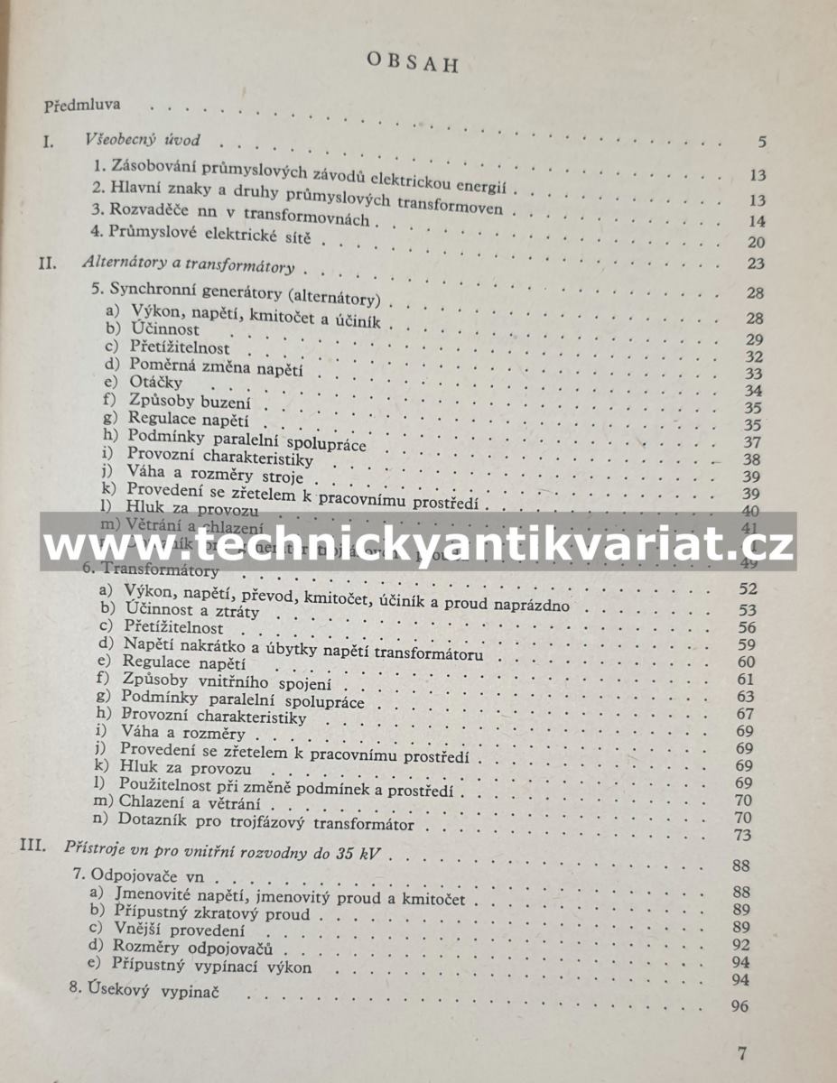 Navrhování průmyslových transformoven a elektráren - Tříska, Jícha, Grof (1955, 1955, 1956)