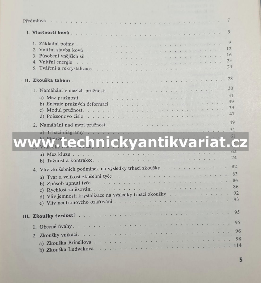 Základní zkoušky kovů a jejich teorie - Vojtěch Jareš (1966)