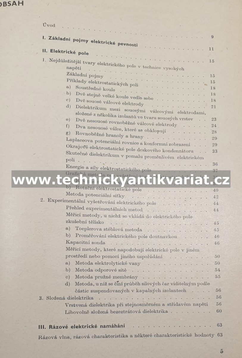 Technika vysokých napětí - Antonín Veverka (1966)