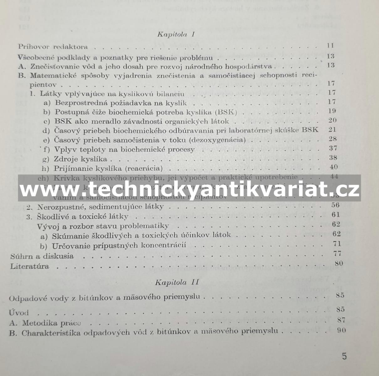Problém továrenských odpadových vod na Slovensku - Kubelka, Boško (1962)