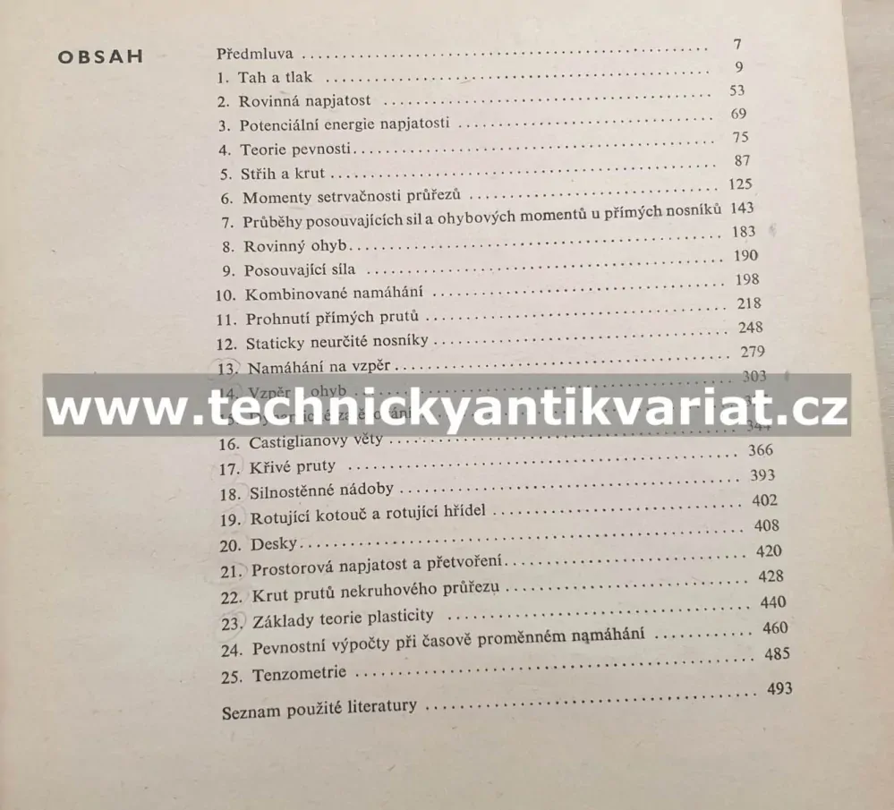 Sbírka příkladů z pružnosti a pevnosti - Pešina, Reif, Valenta (1964)