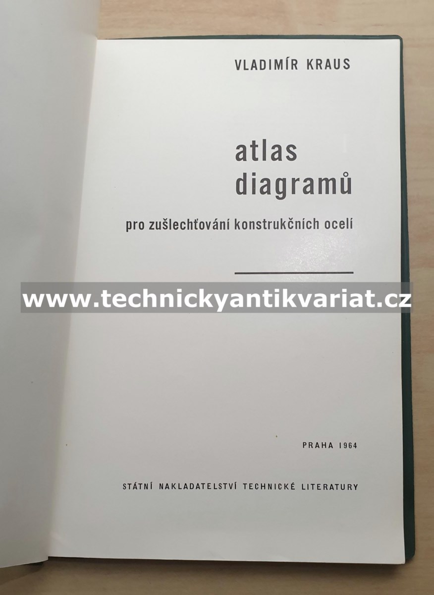 Atlas diagramů pro zušlechťování konstrukčních ocelí - Vladimír Kraus (1964)