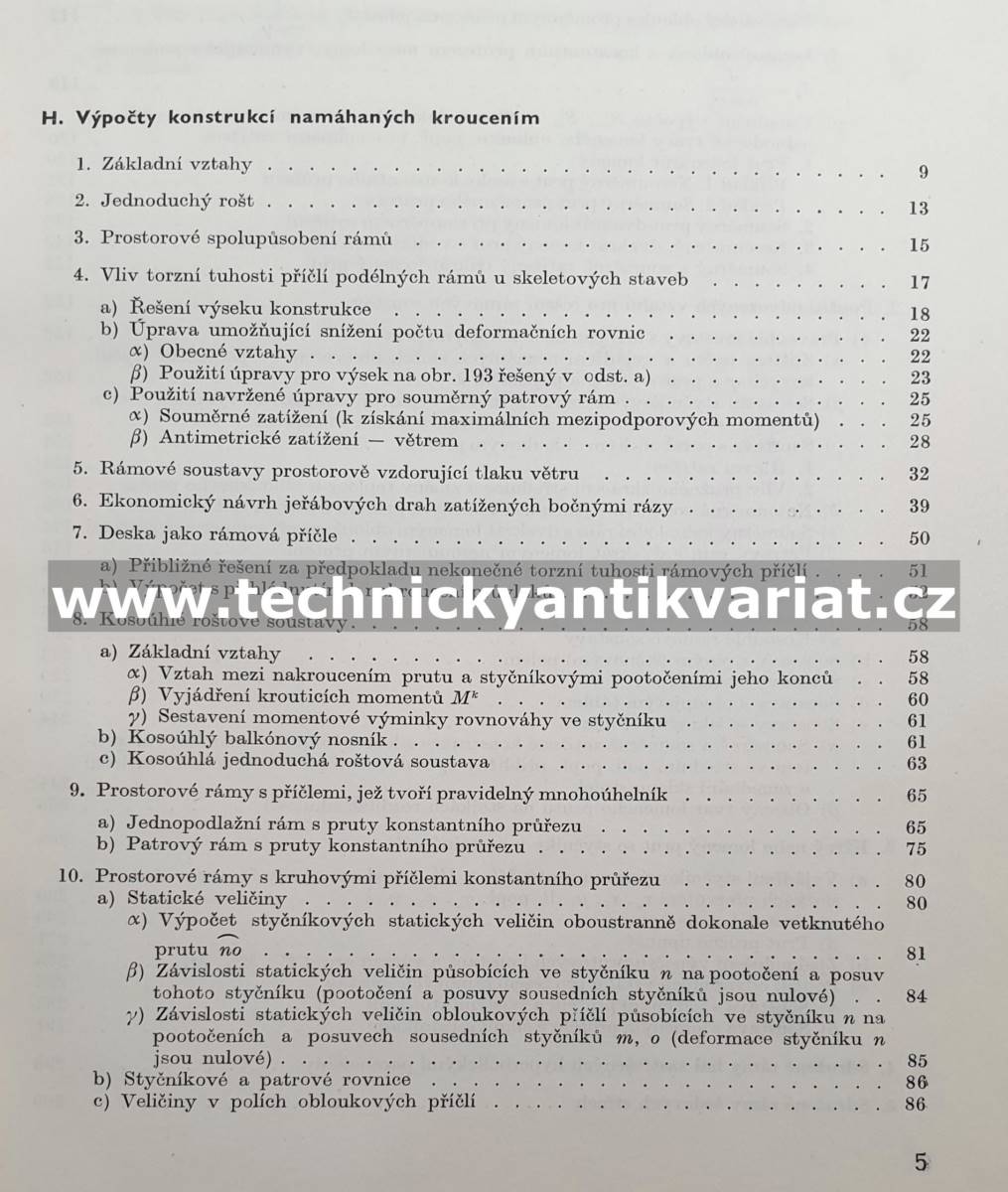 Statika železobetonových konstrukcí II. - Antonín Jílek (1963)