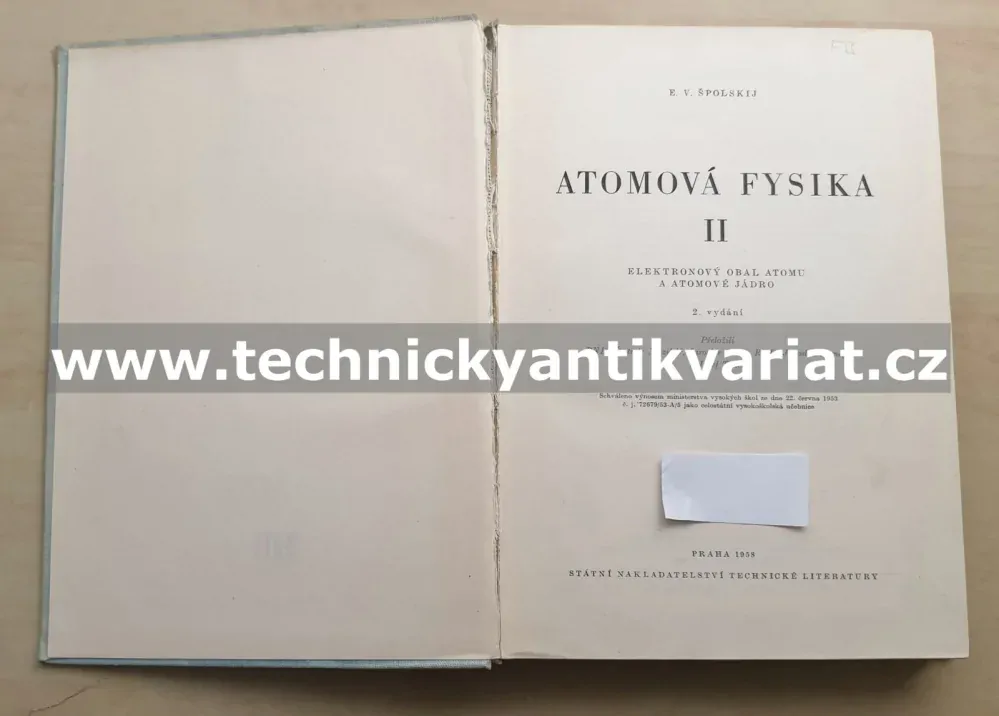 Atomová fysika I. - Špolskij (1957)