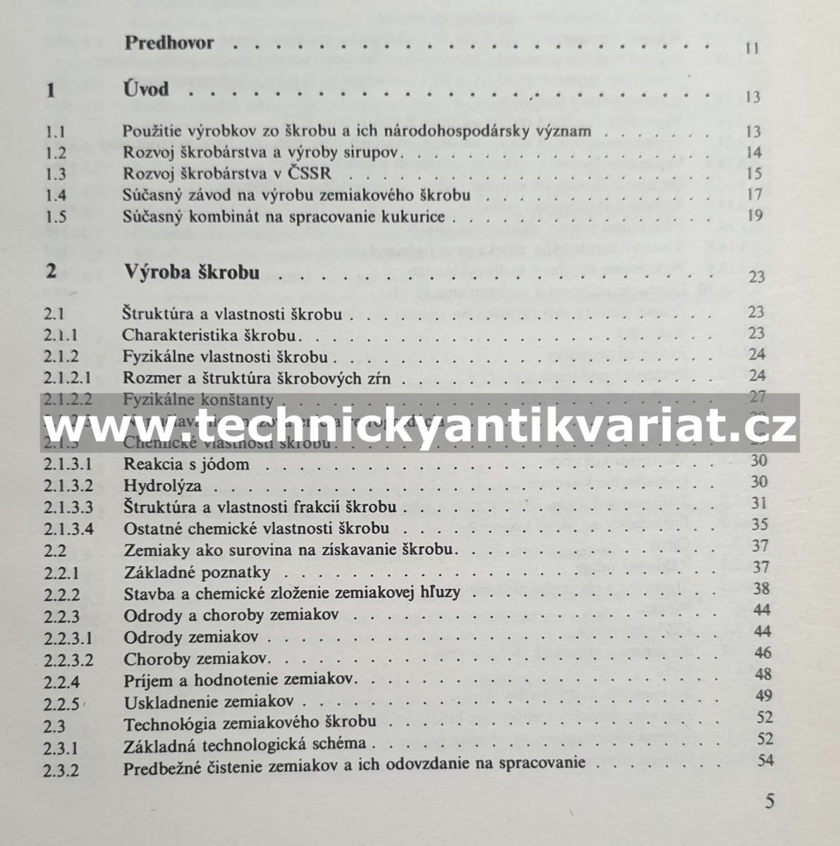 Technologia škrobu a výrobkov zo škrobu - Nikolaj Trebukov (1987)