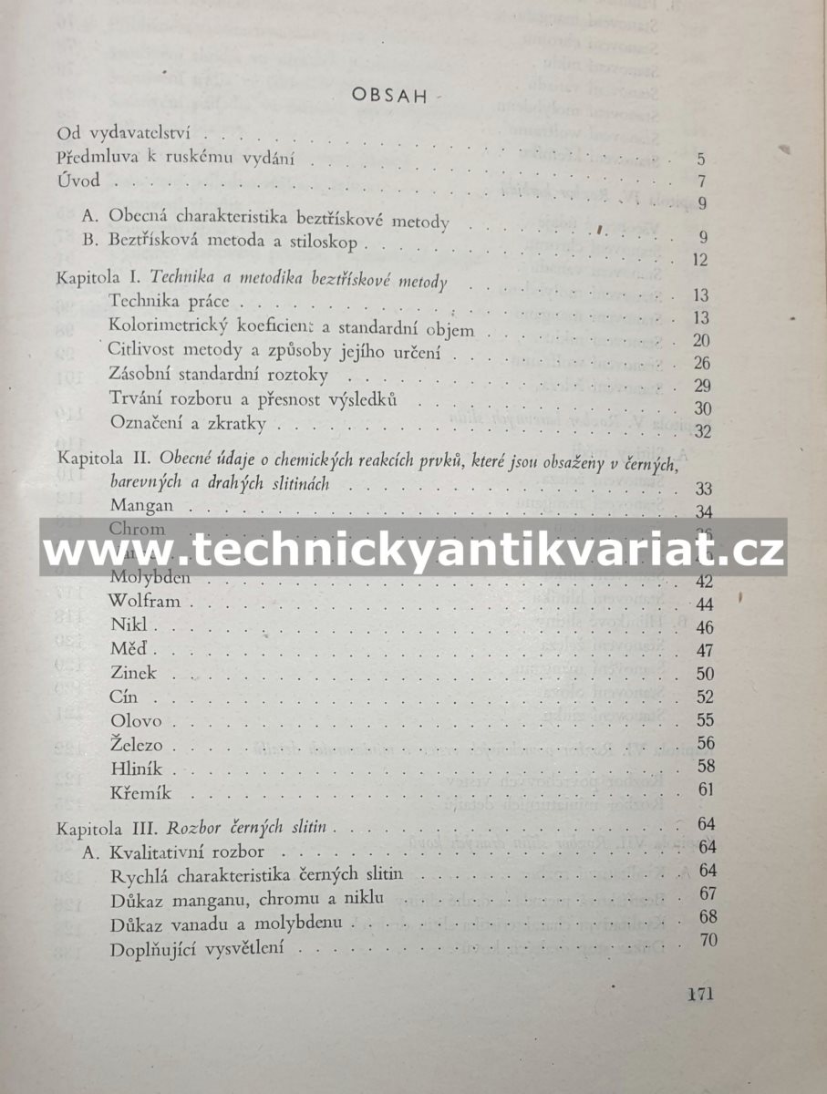 Beztřísková metoda - N.A. Tananajev (1953)