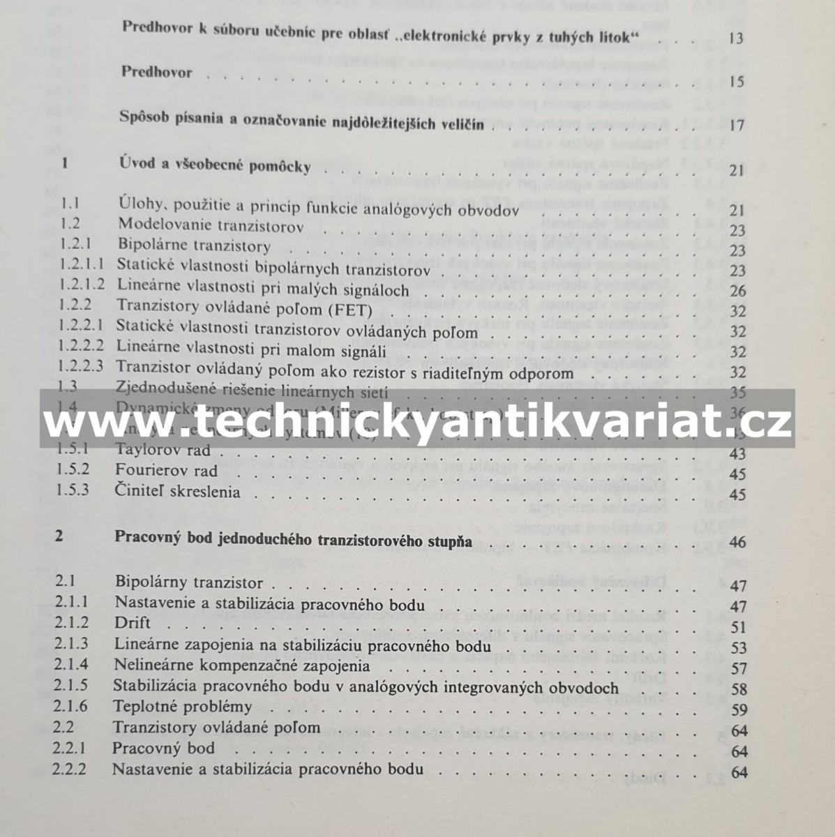 Polovodičové prvky a obvody na spracovanie spojitých siganlov - Manfred Seifart (1988)
